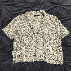 Leopard Print Women's Top